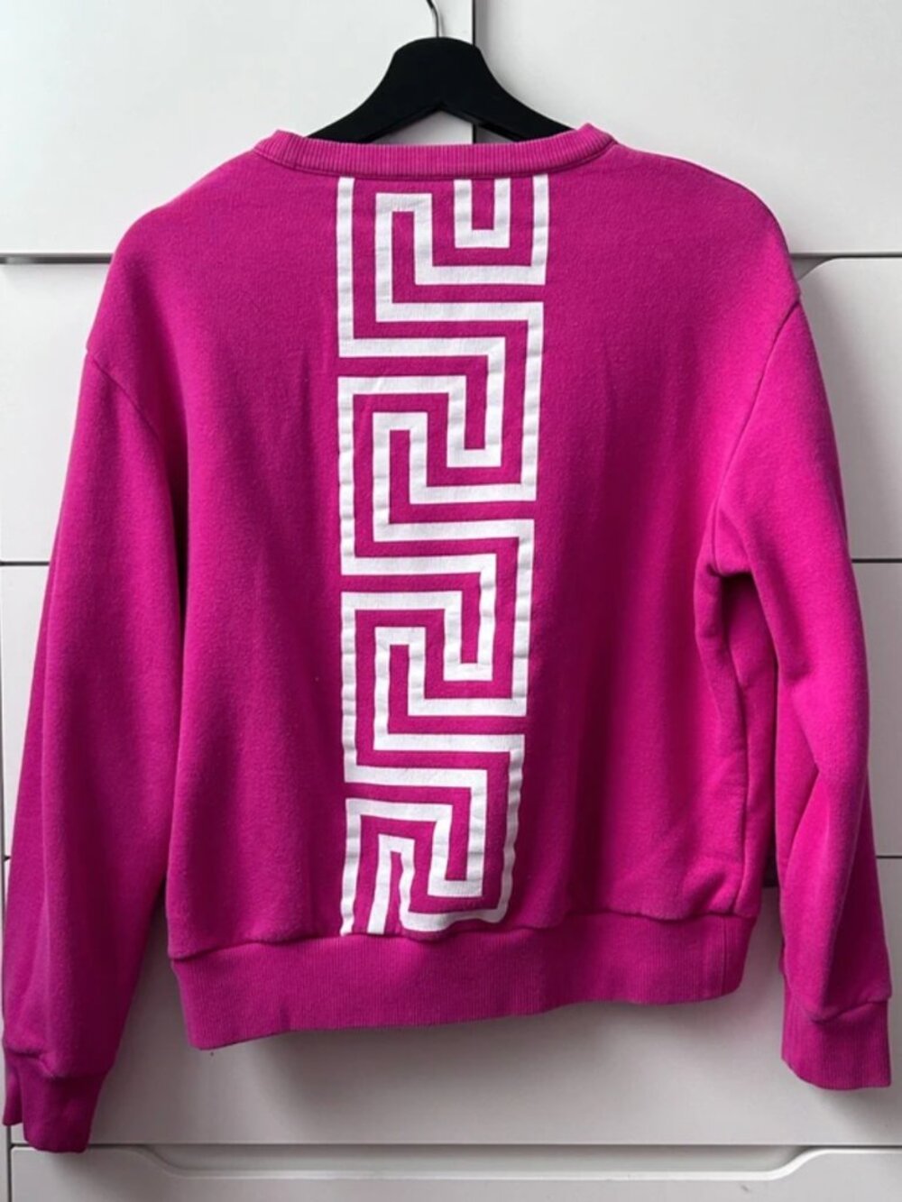 Versace Vertical Logo & Greca Back Sweatshirt Rare Colorway - Picture 2 of 5